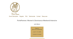 Desktop Screenshot of fortefemme.com