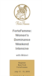 Mobile Screenshot of fortefemme.com